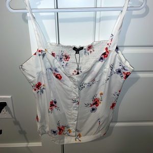 dynamite tank top with floral prints
